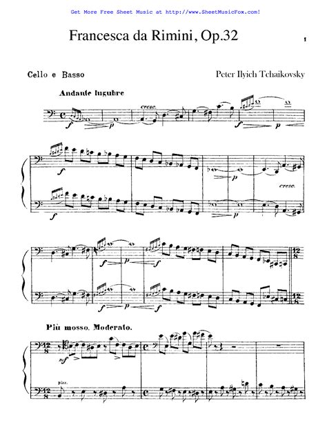  Francesca Da Rimini, Op.32 by Peter Ilich Tchaikovsky
